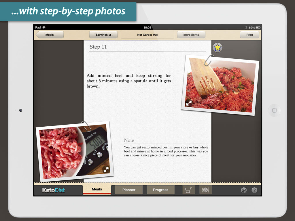 KetoDiet for the iPad is now on the AppStore!