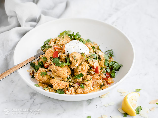 Low-Carb Chicken Biriyani