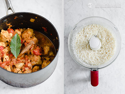 Healthy Low-Carb Chicken Biriyani (keto, paleo, grain-free) Low-Carb Chicken Biriyani