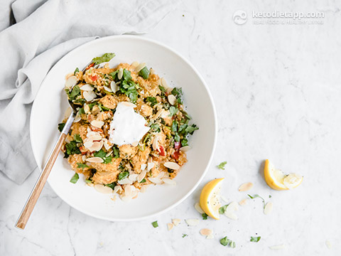 Healthy Low-Carb Chicken Biriyani (keto, paleo, grain-free) Low-Carb Chicken Biriyani