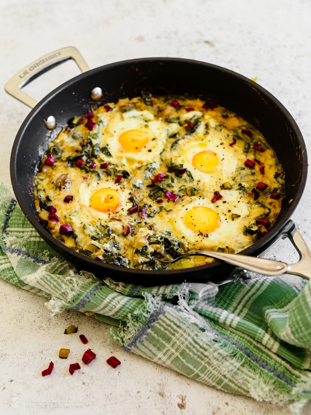 Creamy Eggs with Gruyere Cheese