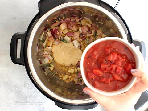 Keto Instant Pot Red Wine Pork Stew