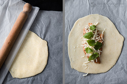 Low-Carb Italian Stuffed Bread Bites (keto, gluten-free, grain-free) Low-Carb Italian Melt Bread Pockets