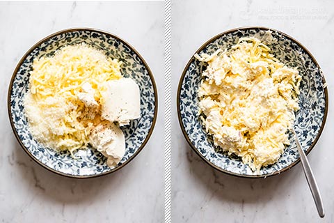 Keto Skillet Bread with Cheesy Caramelized Onion Dip