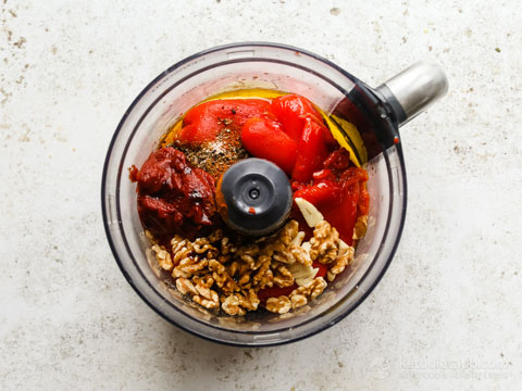 Muhammara - How to Make Roasted Red Pepper Dip