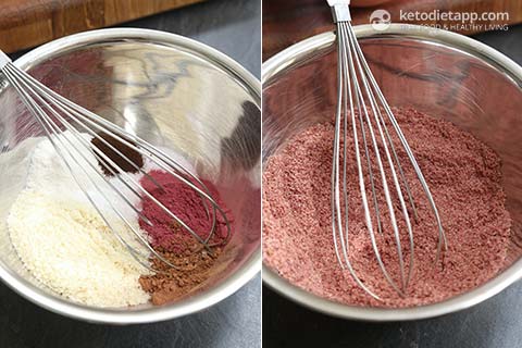 Red Velvet Mug Cake (low-carb, keto, primal) Low-Carb Red Velvet Mug Cake
