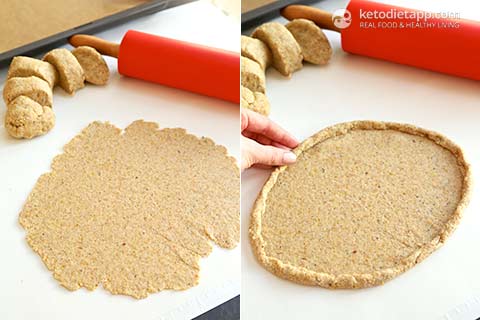 Thin Keto Pizza Crust (low-carb, paleo) Thin Keto Pizza Crust