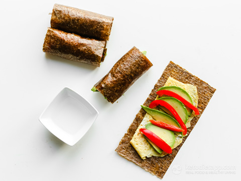 Quick Veggie Nori Wraps