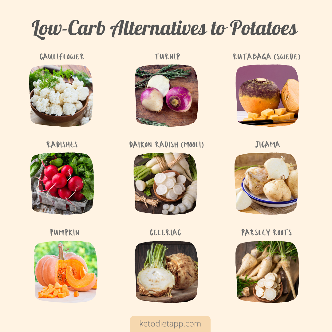 Swap the Spuds: 13 Low-Carb Alternatives to Potatoes